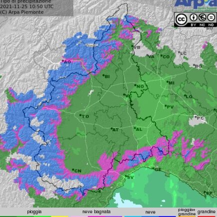 Arriva l'allerta meteo per neve