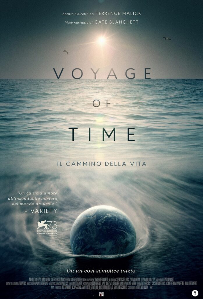 Arriva al cinema Voyage of Time
