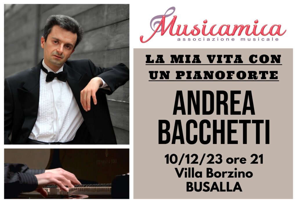 Andrea Bacchetti-Concerto del 10 dicembre 2023 in Villa Borzino-Busalla