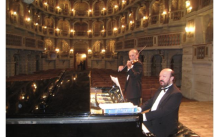 Concerto del Duo di Perugia, violino e pianoforte. Il 6 gennaio alle ore 16 a Santa Margherita Ligure presso Villa Durazzo.