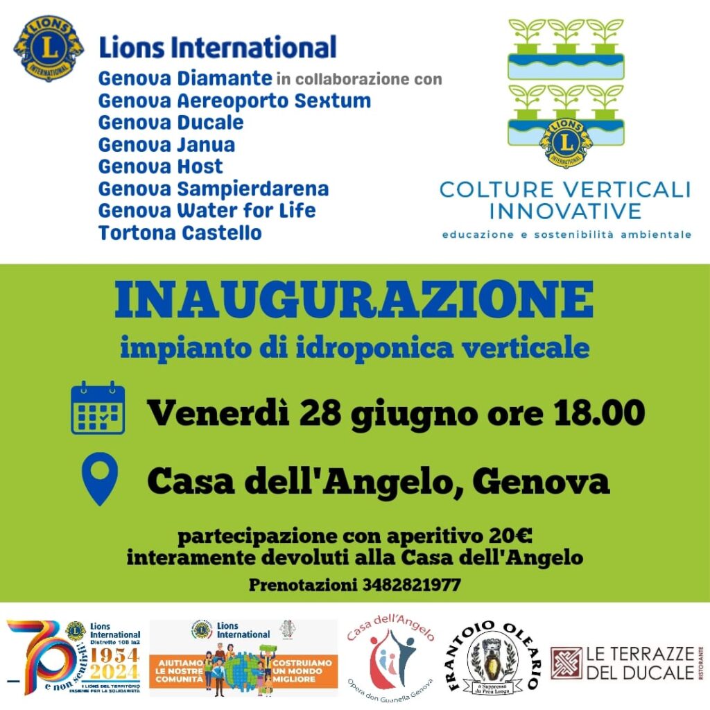 Inaugurazione impianto idroponica-Casa dell'Angelo