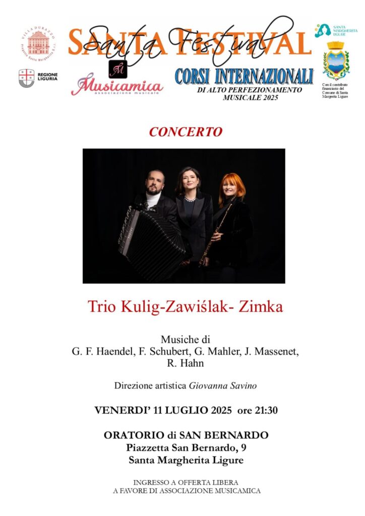 11 luglio-Trio Kulig,Zawislak, Zimka-Oratorio San Bernardo