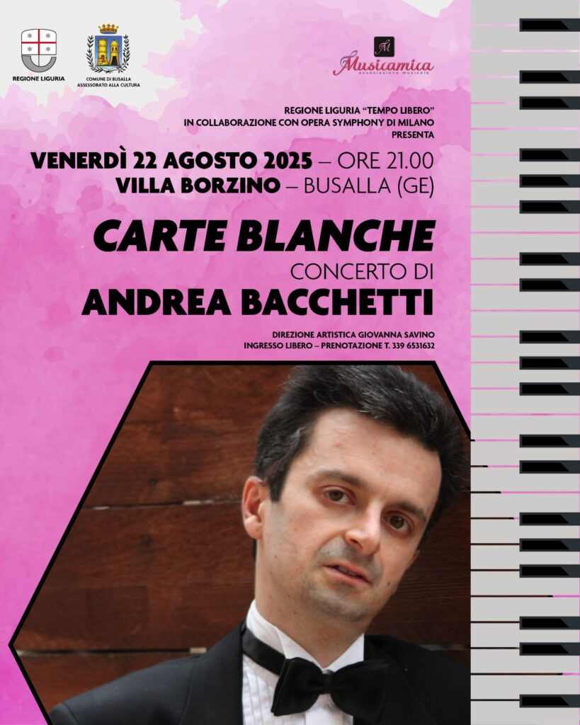 Carte Blanche-Locandina concerto 22 agosto 2025