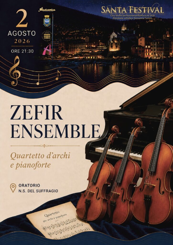 Zephyr International Chamber Music Festival-Locandina Santa Margherita