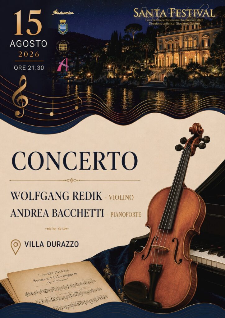 La magia dell'arco con Bacchetti e Redik-Locandina Santa Margherita 2026